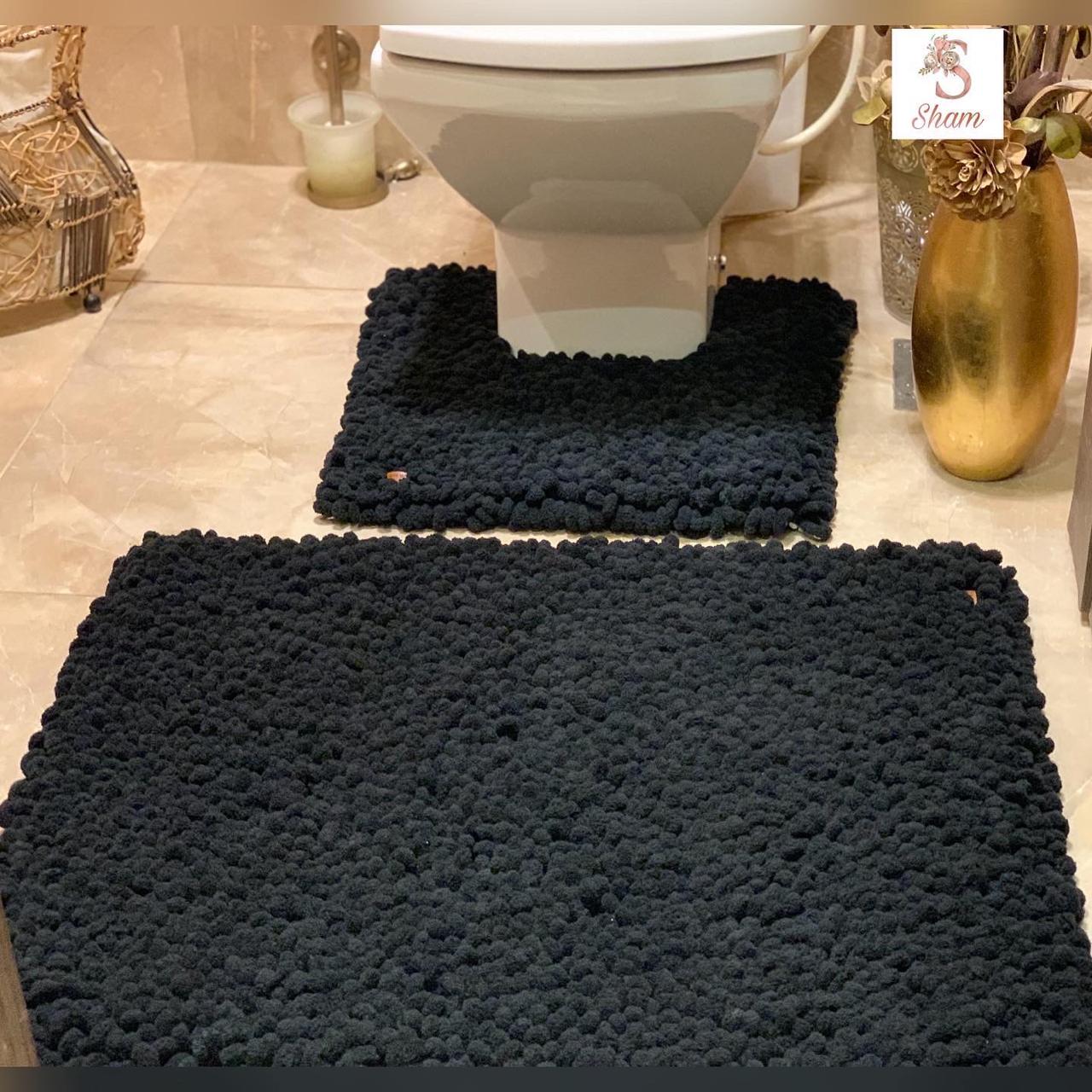 Black Buffy Bathroom Set (1 or 2 or 3 pcs)