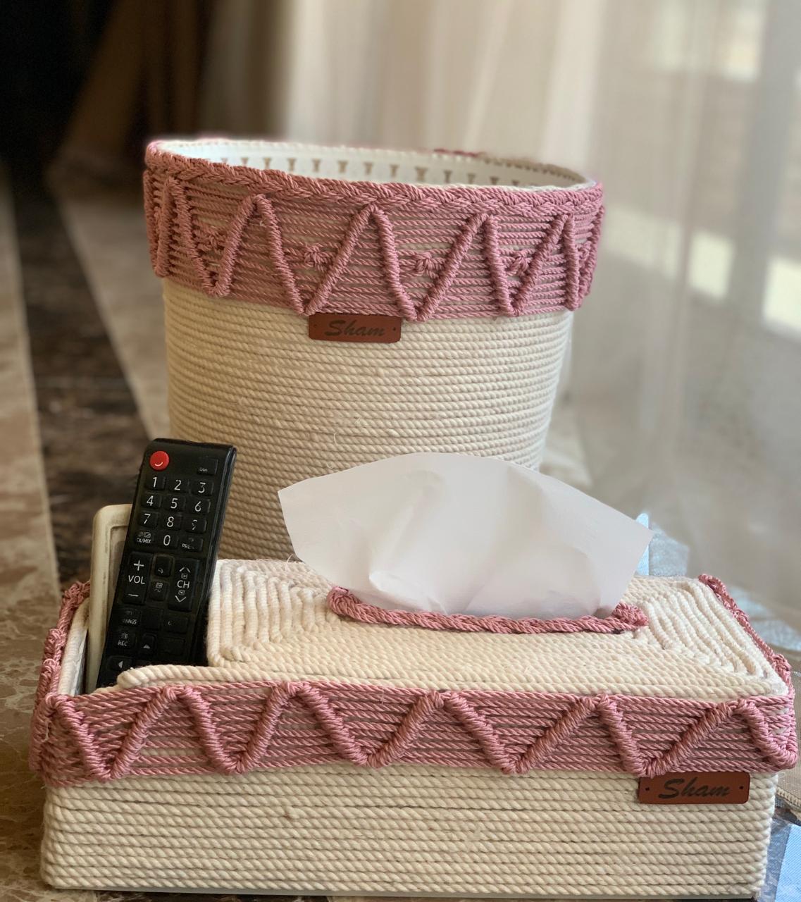 Basket & Tissue box