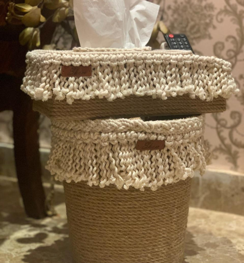 Basket & Tissue box